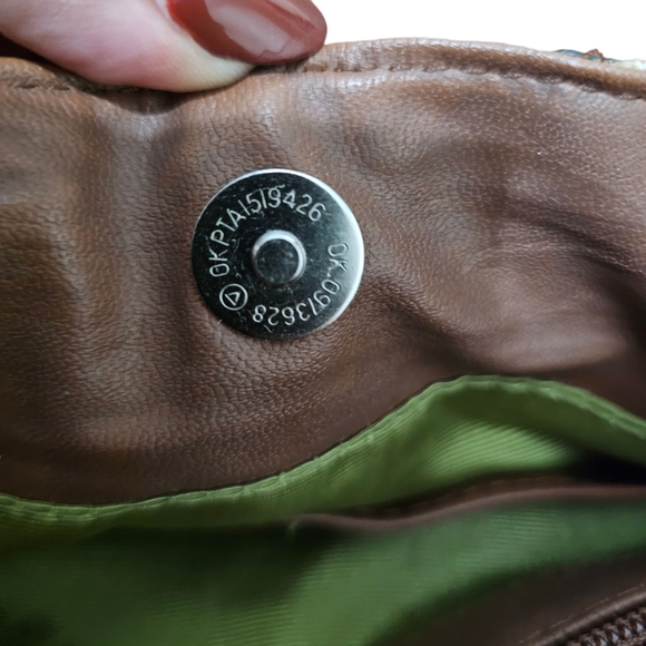 Etienne Aigner Crossbody Hobo Handbag Purse Multi-Color - Picture 6 of 12